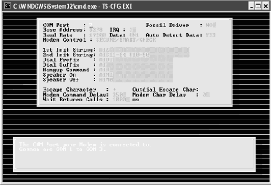 Реализация: конфигурирование инструмента THC-SCAN